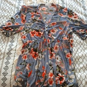 Floral Maternity Shirt